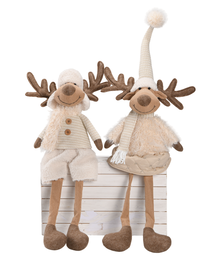 DKD Home Decor Figura Poliéster Navidad Alpina Surtido 2