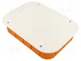 SIMET MULTIWALL Caja de Instalación Naranja 152x210x50mm