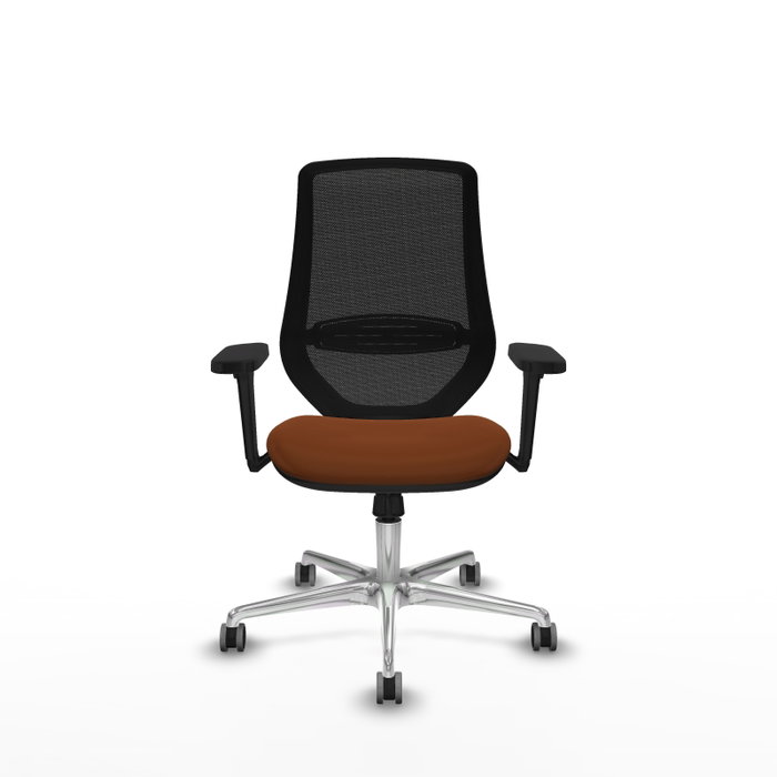 PIQUERAS Y CRESPO Silla de oficina Mardos con mecanismo Sincro, Marrón y Negro PIQUERAS Y CRESPO Silla de oficina Mardos con mecanismo Sincro, Marrón y Negro