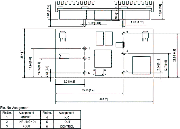 MEAN WELL NSD10-12S12 Convertidor DC/DC 9,96W 12VDC MEAN WELL NSD10-12S12 Convertidor DC/DC 9,96W 12VDC