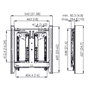 Vogel's Soporte Vertical para Videowall PFW6885 Negro