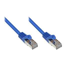 Good Connections® Cable de red Cat5e SF/UTP azul de 0,15 m