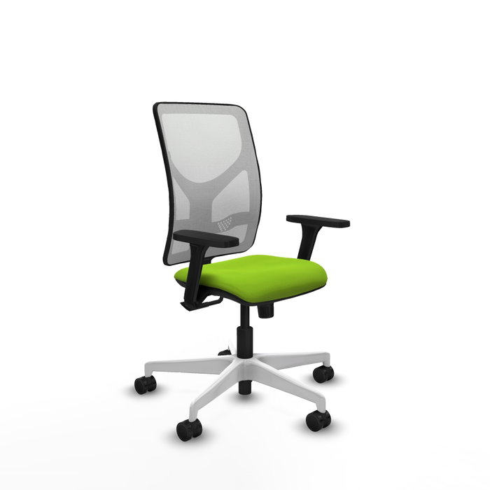 PIQUERAS Y CRESPO Silla de oficina Motilla con mecanismo Sincro, Pistacho y Blanco PIQUERAS Y CRESPO Silla de oficina Motilla con mecanismo Sincro, Pistacho y Blanco