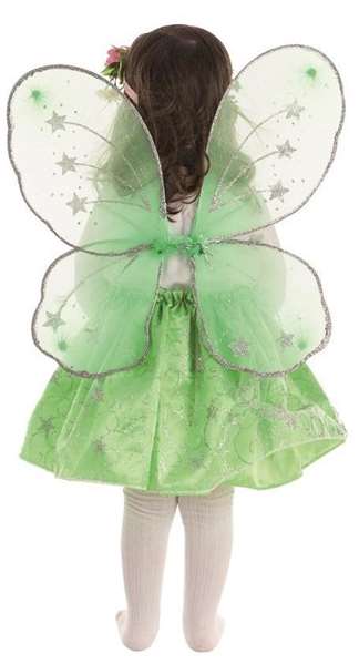 Creaciones Llopis Disfraz Infantil Mariposa Verde Tutú y Alas 3-6 Años