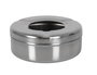 Inde Cenicero de Acero con Depósito de Agua, 9.4 x 9.4 x 3.2 cm (10 cm de Diámetro), Confortime - Color Plata (24 Unidades)