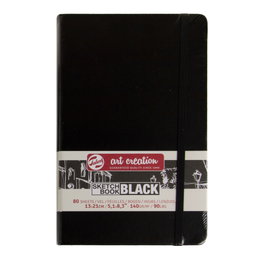Talens Art Creation Bloc de Acuarela Negro 21 x 14,8 cm