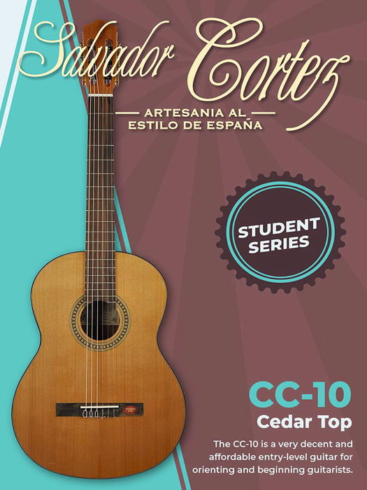 Guit. Salvador Cortez Cedro/Sapeli Natural