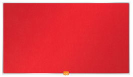 Tablero Fieltro Nobo Panoramica 32 (720X410 Mm) Rojo Brillante