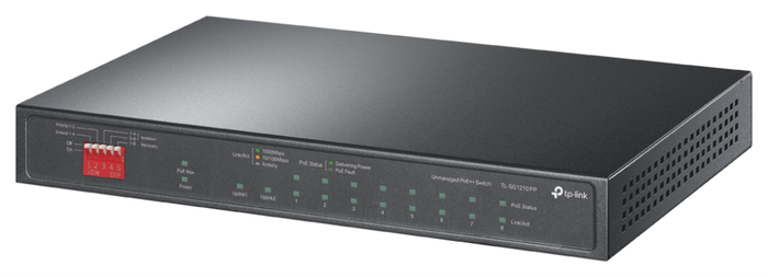 TP-Link TL-SG1210PP Switch Gigabit con 10 puertos y PoE+ TP-Link TL-SG1210PP Switch Gigabit con 10 puertos y PoE+