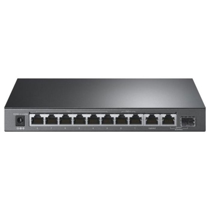 TP-Link TL-SG1210PP - Switch de Red Gigabit No Gestionado, 8 Puertos PoE+ (123W Total), 2 Puertos Gigabit, 1 Puerto SFP, 10/100/1000 Mbps