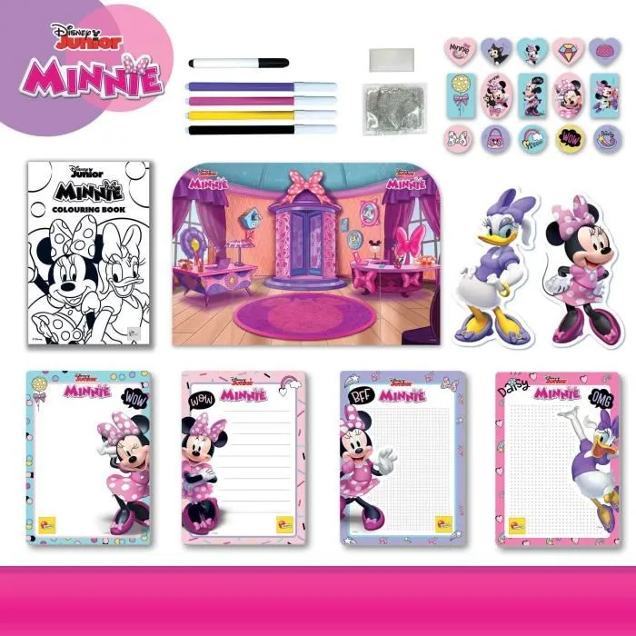 Lisciani Giochi Mochila para colorear y escuela de dibujo - Minnie Lisciani Giochi Mochila para colorear y escuela de dibujo - Minnie