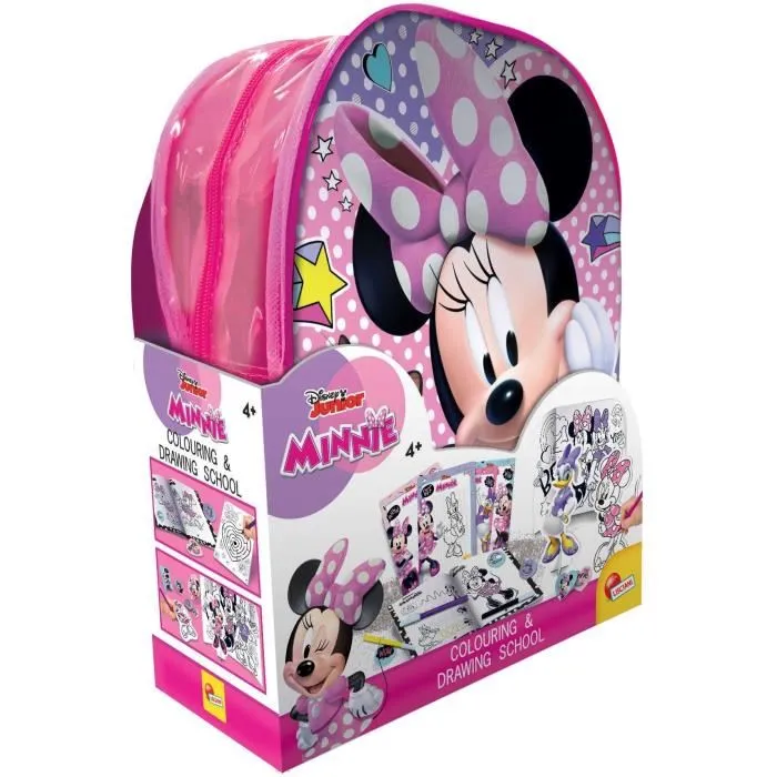Lisciani Giochi Mochila para colorear y escuela de dibujo - Minnie Lisciani Giochi Mochila para colorear y escuela de dibujo - Minnie