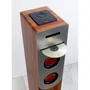 Inovalley HP34-CD-WOOD Torre de sonido Hi-Fi con CD Bluetooth 4.2 USB 2.0 Radio FM 100W Madera y gris con función de codificación