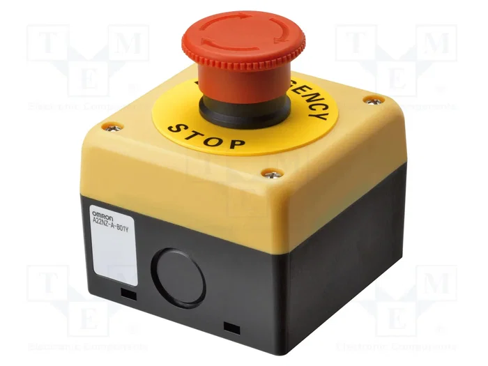 OMRON Interruptor de emergencia A22NE rojo NC x2 OMRON Interruptor de emergencia A22NE rojo NC x2