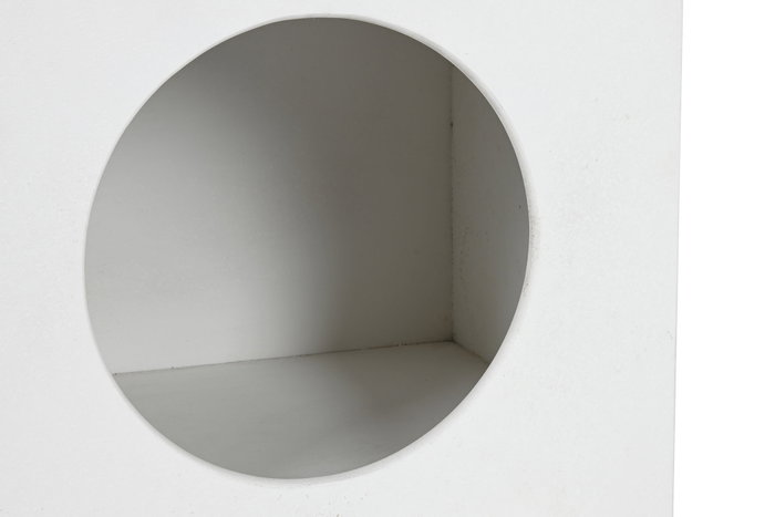 DKD Home Decor Mesita De Noche Moderno Blanco MDF 40 x 30 x 48 cm