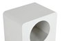 DKD Home Decor Mesita De Noche Moderno Blanco MDF 40 x 30 x 48 cm