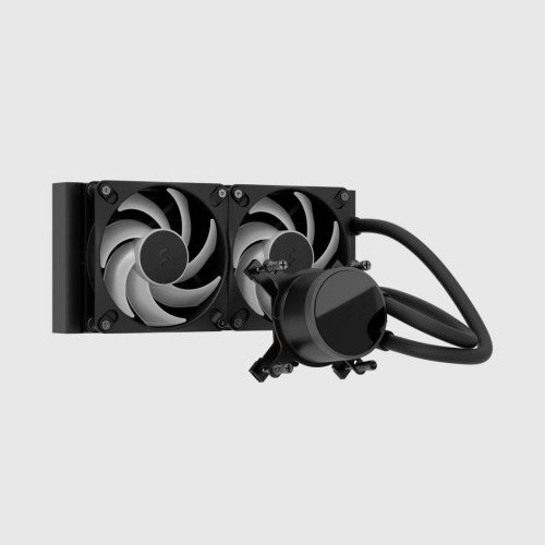 Fractal Design Radius 240 RGB Black Sistema de refrigeración líquida todo en uno, 12 cm, Negro Fractal Design Radius 240 RGB Black Sistema de refrigeración líquida todo en uno, 12 cm, Negro