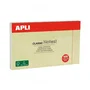 Apli Classic Bloc de 100 Notas Adhesivas Reposicionables, Papel FSC, 125 x 75 mm, Color Amarillo