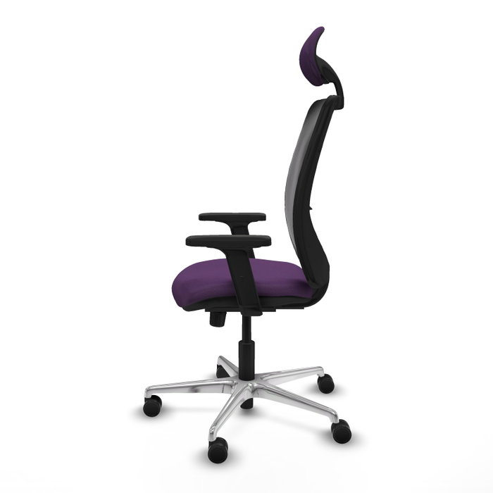 PIQUERAS Y CRESPO Silla de oficina Zulema con mecanismo Sincro, Morado y Negro PIQUERAS Y CRESPO Silla de oficina Zulema con mecanismo Sincro, Morado y Negro