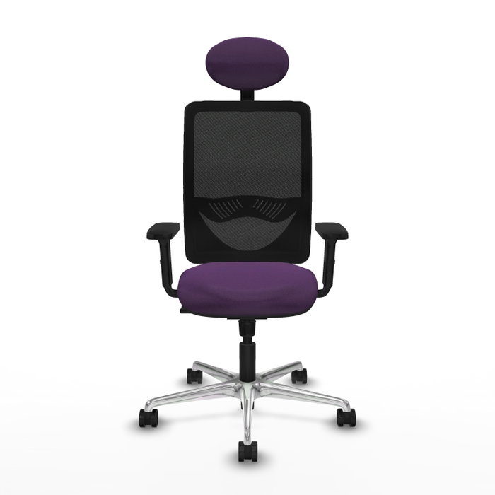 PIQUERAS Y CRESPO Silla de oficina Zulema con mecanismo Sincro, Morado y Negro PIQUERAS Y CRESPO Silla de oficina Zulema con mecanismo Sincro, Morado y Negro