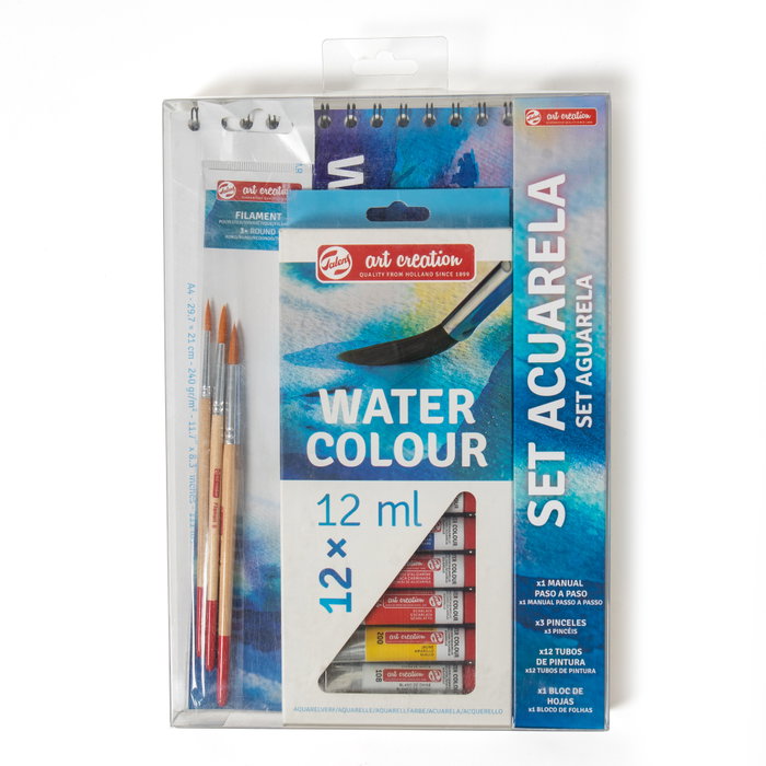Talens Art Creation Set Acuarela 12 Tubos x 12ml Colores Surtidos