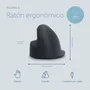 R-Go Tools RGOHELA Ratón Ergonómico Vertical Grande para Mano Derecha