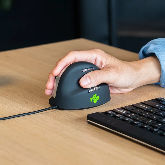 R-Go Tools RGOHELA Ratón Ergonómico Vertical Grande para Mano Derecha