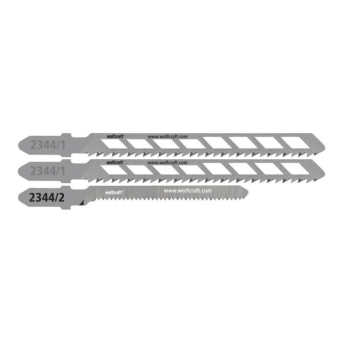 Wolfcraft Hojas de sierra de calar HCS con vástago en T para placas de yeso, 3 piezas Wolfcraft Hojas de sierra de calar HCS con vástago en T para placas de yeso, 3 piezas