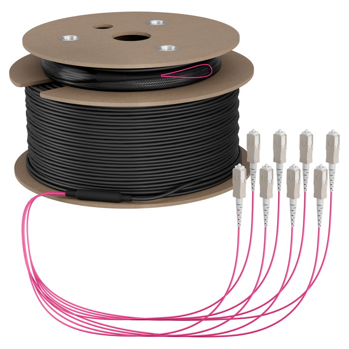 EFB Elektronik Cable de fibra óptica OM4 8x SC-SC 90m O8321S90OM4 EFB Elektronik Cable de fibra óptica OM4 8x SC-SC 90m O8321S90OM4