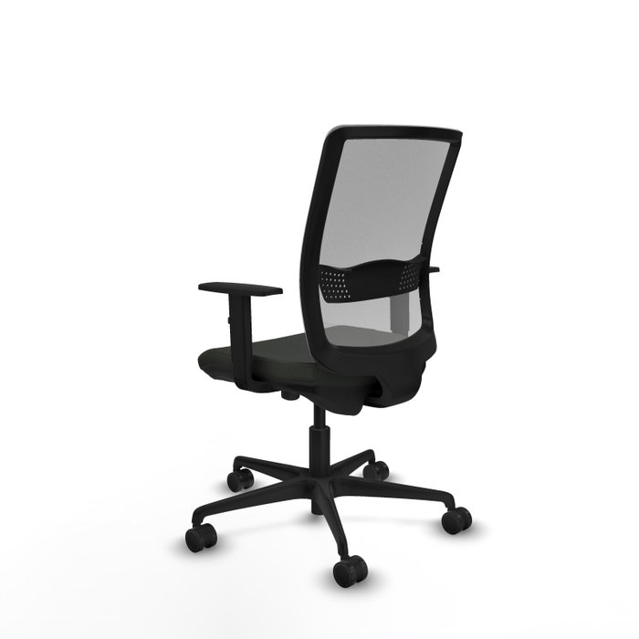 PIQUERAS Y CRESPO Silla de oficina Haches con mecanismo Sincro/Traslack, Negro y Gris PIQUERAS Y CRESPO Silla de oficina Haches con mecanismo Sincro/Traslack, Negro y Gris
