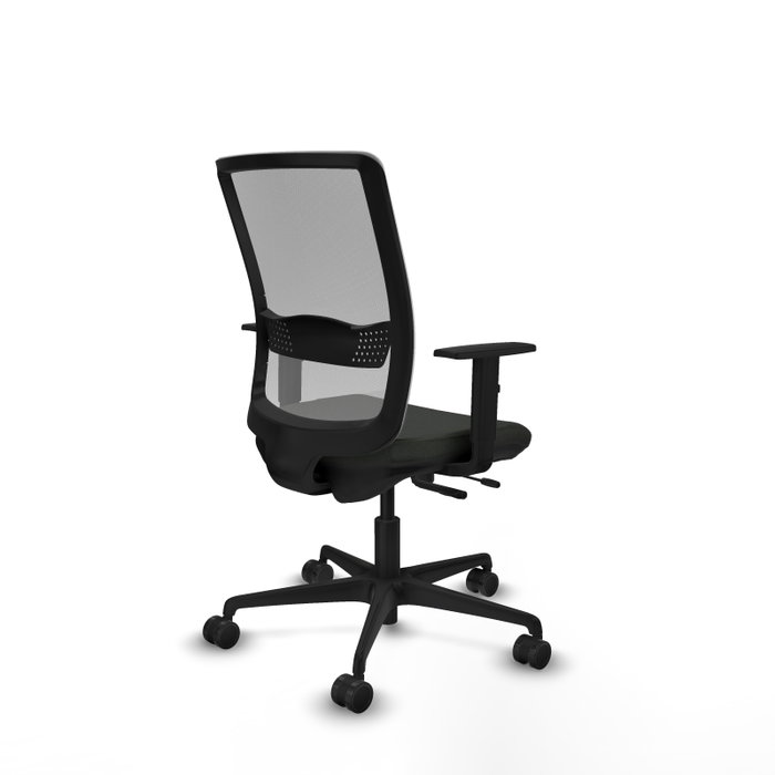 PIQUERAS Y CRESPO Silla de oficina Haches con mecanismo Sincro/Traslack, Negro y Gris PIQUERAS Y CRESPO Silla de oficina Haches con mecanismo Sincro/Traslack, Negro y Gris