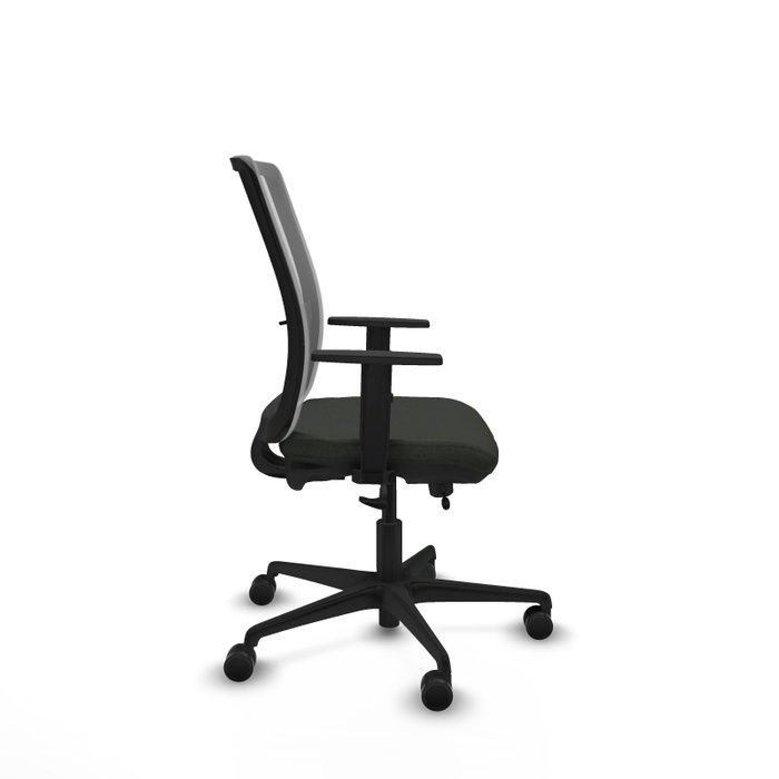 PIQUERAS Y CRESPO Silla de oficina Haches con mecanismo Sincro/Traslack, Negro y Gris PIQUERAS Y CRESPO Silla de oficina Haches con mecanismo Sincro/Traslack, Negro y Gris