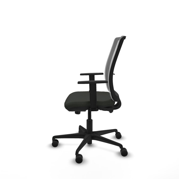 PIQUERAS Y CRESPO Silla de oficina Haches con mecanismo Sincro/Traslack, Negro y Gris PIQUERAS Y CRESPO Silla de oficina Haches con mecanismo Sincro/Traslack, Negro y Gris