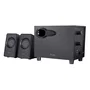 Trust Avora Altavoces 2.1 con Subwoofer de Madera, 18 W, Negro