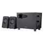 Trust Altavoces Trust Avora 2.1 Conjunto de Altavoces con Subwoofer de Madera, 9W RMS, Alimentación USB, para PC, Negro