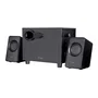 Trust Avora Altavoces 2.1 con Subwoofer de Madera, 18 W, Negro