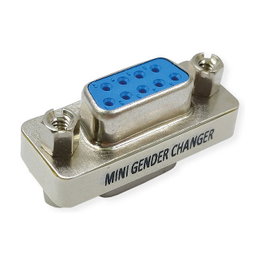VALUE Adaptador Serial DB9 Hemba-Hemba Value 12.99.2030, 9 Pines, Conector Derecho Plata