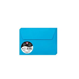 Sobre Clairefontaine Pollen 114X162 120G Azul Turquesa Paquete De 20