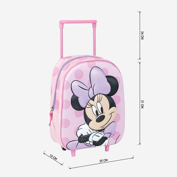 Cerdá Mochila Infantil Trolley 3D Minnie Disney Rosa Cerdá Mochila Infantil Trolley 3D Minnie Disney Rosa