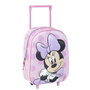 Cerdá Mochila Infantil Trolley 3D Minnie Disney Rosa