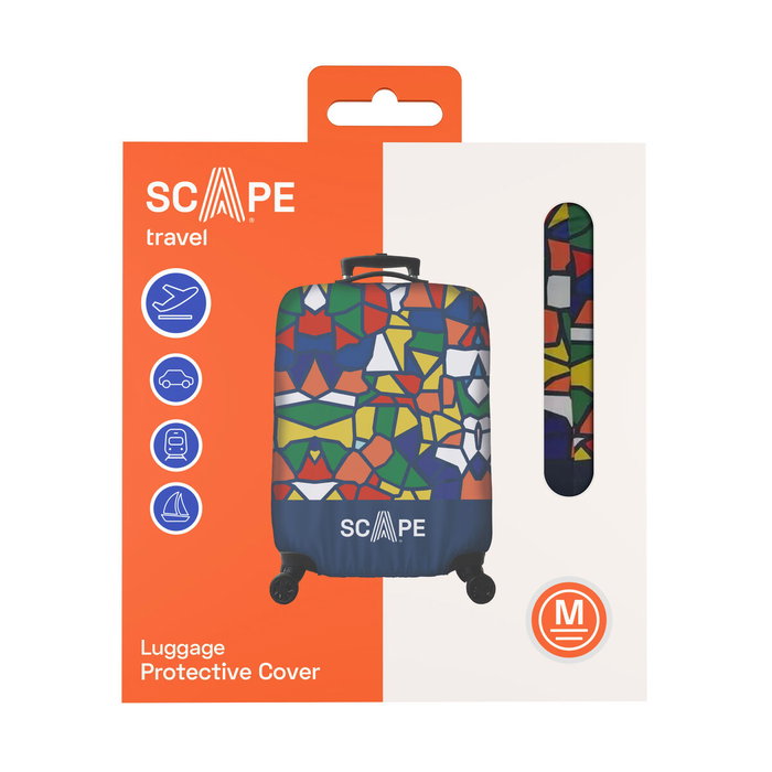 Scape Travel funda protectora de maleta talla M multicolor Scape Travel funda protectora de maleta talla M multicolor