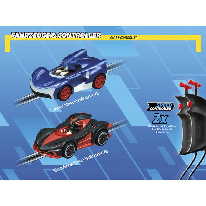 Carrera GO!!! Sonic the Hedgehog 4.9 con Sonic y Shadow, 4.9 metros Carrera GO!!! Sonic the Hedgehog 4.9 con Sonic y Shadow, 4.9 metros
