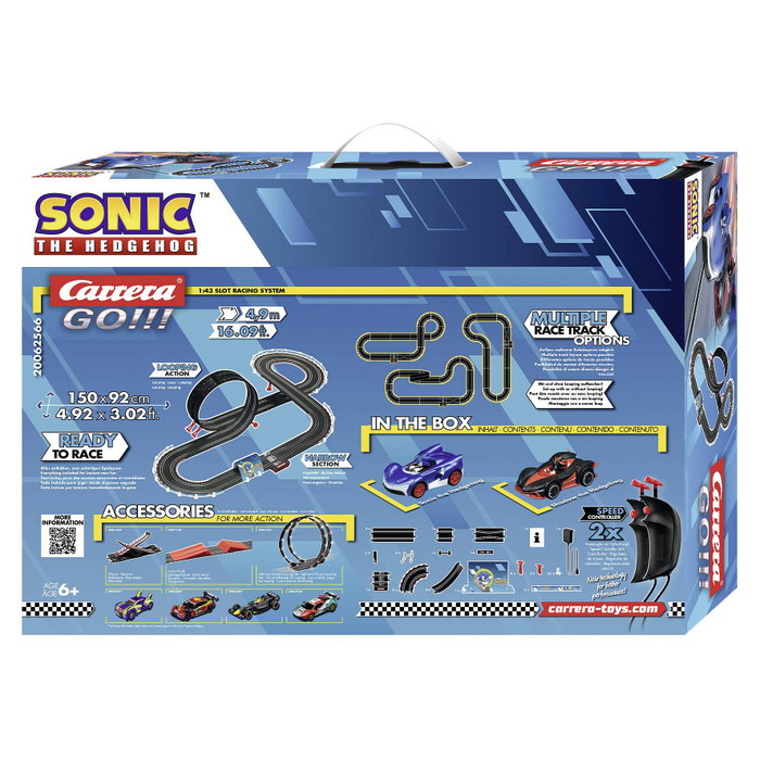 Carrera GO!!! Sonic the Hedgehog 4.9 con Sonic y Shadow, 4.9 metros Carrera GO!!! Sonic the Hedgehog 4.9 con Sonic y Shadow, 4.9 metros