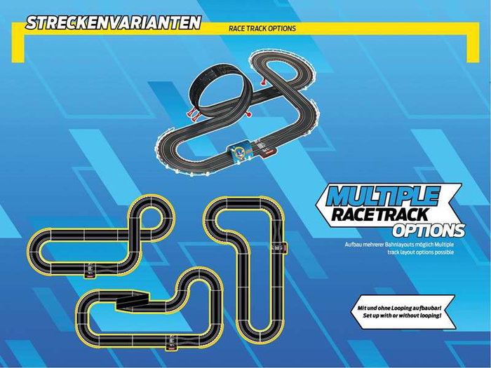 Carrera Pista Carrera Sonic The Hedgehog, Incluye 2 Coches (Sonic y Shadow), 4.9 Metros de Longitud