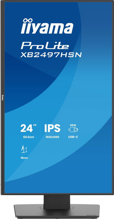 iiyama ProLite XB2497HSN-B1 Monitor Full HD IPS 23,8 pulgadas 100 Hz Black