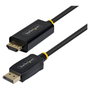 StarTech Cable Adaptador DisplayPort a HDMI 4K 60Hz HDR 4,5m Negro