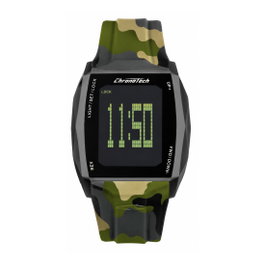 Chronotech RW0022 con correa verde y caja negra