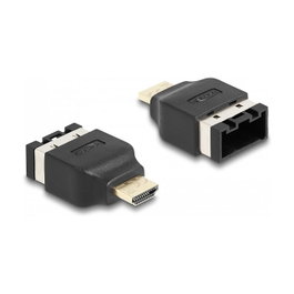 DeLOCK Adaptador HDMI Automotriz HDMI-E Hembra a HDMI-A Macho 4K 60 Hz