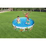 Bestway Piscina Rigida Infantil PVC Dinosaurios 183x38 cm +2 Años Jardin 55022