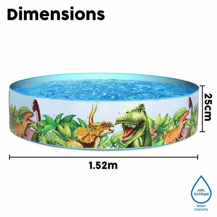 Bestway Piscina Rigida Infantil PVC Dinosaurios 183x38 cm +2 Años Jardin 55022 Bestway Piscina Rigida Infantil PVC Dinosaurios 183x38 cm +2 Años Jardin 55022